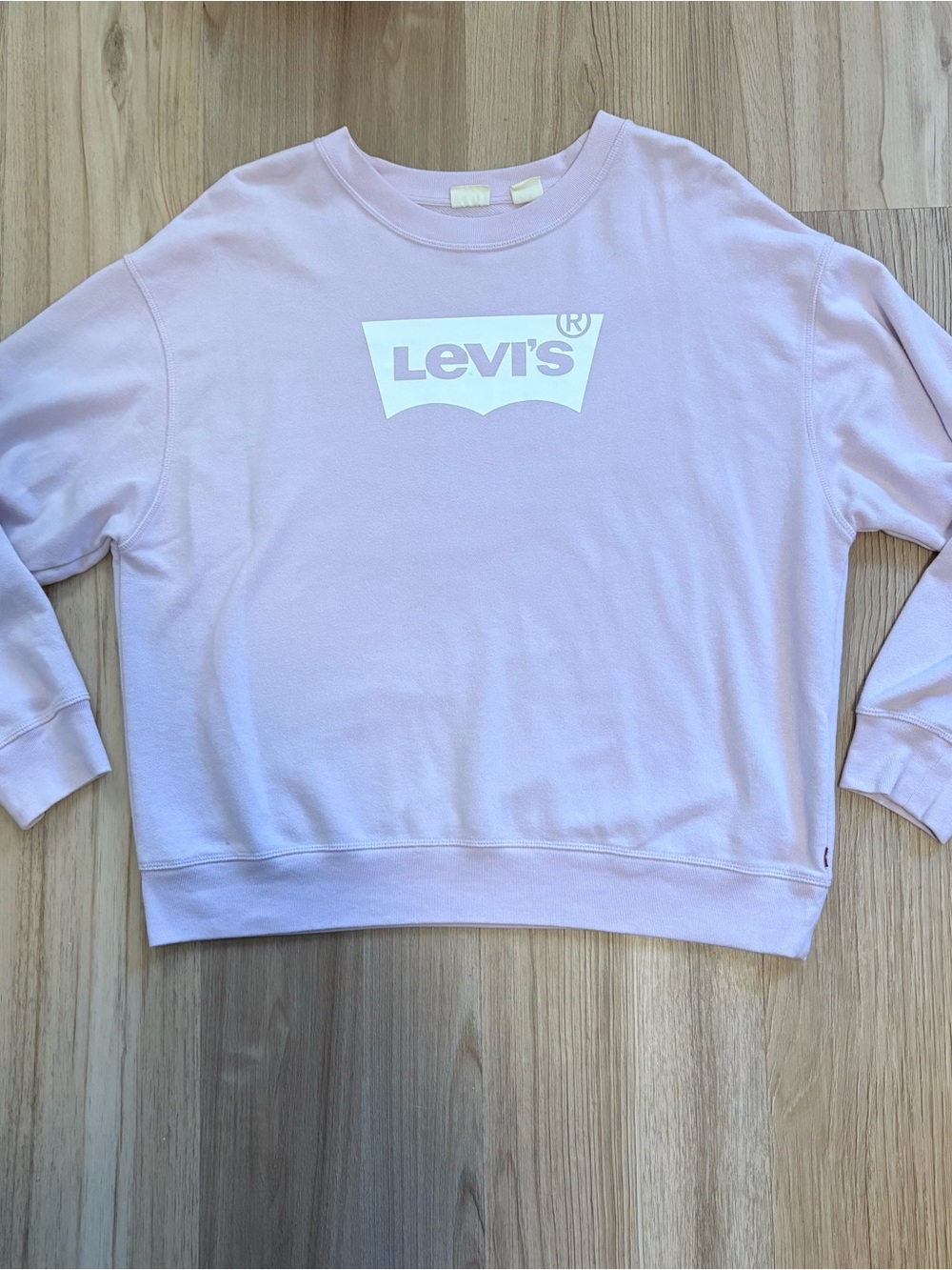 Levi's Women's Lavender Crewneck Sweatshirt